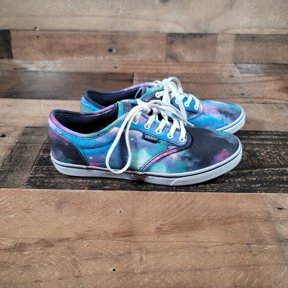 Vans Authentic Off The Wall Cosmic Galaxy Space Women's Skate Shoes US Size 6 - Picture 3 of 7